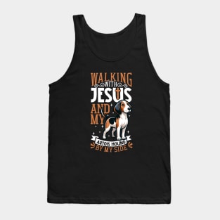 Jesus and dog - Artois Hound Tank Top